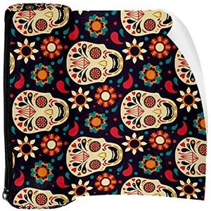 Potlood Case Dia De Muertos Suiker Skull Pouch Bag Pen Rits Tas voor Kantoorartikelen Reizen School Student Supplies