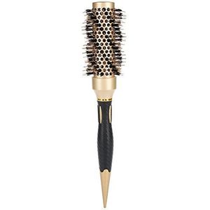 Professionele Anti-statische Ronde Haar Kam, Salon Styling Borstel Twill Nylon Aansnijden Haarborstel Haar Kam Massage Kam Paddle Haarborstel Gladmakende Borstel Geen Haar voor Mannen Vrouwen Kids Meisjes (Maat : 32)