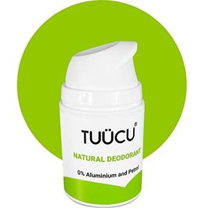 TUÜCU. Deodorant Aluminiumvrij 100% Natuurlijk en BIO Deodorant voor vrouwen, mannen, tieners en kinderen I Hoogste Yuka score van 100 op 100 I Even gezond als effectief 24 uur I Verse Geur I 60gr