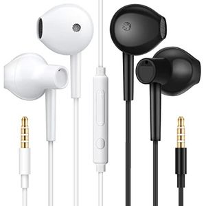 MAS CARNEY WH8 Koptelefoon - Zwart - Wit - Bekabeld