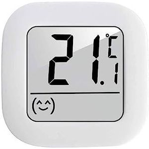 Mini Indoor Thermometer LCD Digitale Temperatuur Kamer Hygrometer Gauge Sensor Vochtigheid Meter Indoor Thermometer Temperatuur Nauwkeurige Monitor(Temperature only)