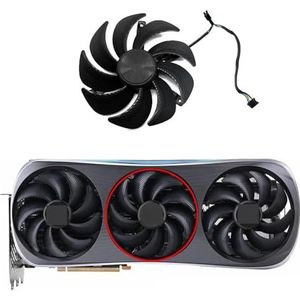GAH3S2H GAA3S2H RTX4080 videokaartventilator voor ZOTAC voor GeForce RTX 4080 super 4090 AMP EXTREME AIRO grafische kaart GPU-koelerventilator(B-Fan)