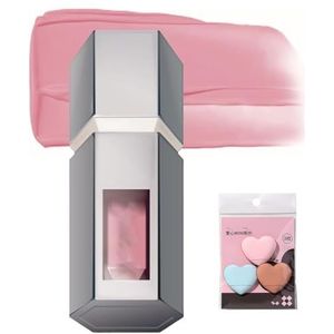 Aztk Jelly Color Liquid Blush Jc04, Mushroom Head Blusher, 2025 Nieuw 2 In 1 Contour Beauty Wand Blushs Waterproof Liquid Blush, All-day Highlight Contour Met Mini Poederdons(JC04 Fig Coffee)