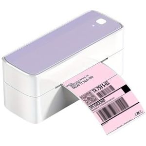 Thermisch Printer PM 241 BT Verzendingsprinter Draadloze Thermische Labelprinter For Kleine Bedrijven, Compatibel Met Telefoon En Computer Duidelijk Snel(Purple)