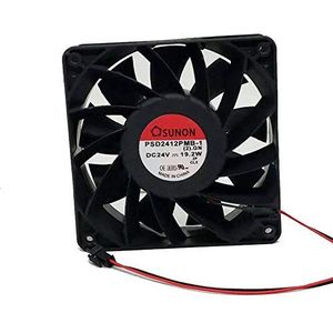 PSD2412PMB1 (2) .GN 24V 19.2W 12038 winds of high pressure dual ball bearing cooling fan