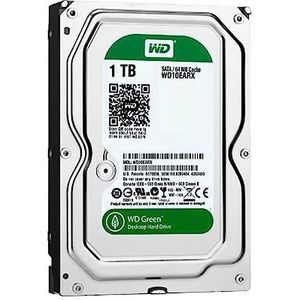 Western Digital WD10EARX 1TB interne harde schijf (8,9 cm (3,5 inch), 5400 rpm, 64 MB cache, SATA III) groen of blauw - keuze is niet mogelijk