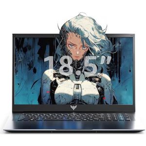 Tivique 18.5 Inch Laptop, Twin Lake N150 (up to 3.6 GHz), 16GB DDR4 RAM, 512GB SSD (Expandable to 2TB), 1920x1080 IPS Full HD Display, 8000mAh Battery, BT5.0, HDMI, Type-C, 180° Opening