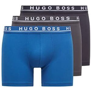 BOSS Boxershorts 'Power'  indigo / nachtblauw / donkergrijs / wit