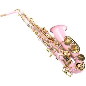 Student Saxofoon E Flat Altsaxofoon Instrument Full Body Gesneden Saxofoon Roze