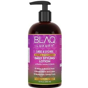 Blaq Luxury Sage & Lychee Daily Styling Lotion 12oz.