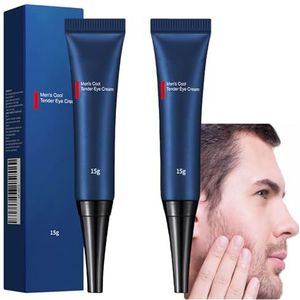 Awaken Peptide oogcrème voor mannen: verstevigende en decongestivende ooggel tegen donkere kringen, wallen wallen en zwellingen, rimpels en fijne lijntjes, anti-aging oogverstrakker, lifting-crème (2