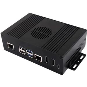 Het Geval van PCIE van aluminium Gigabit Ethernet voor de Kleine Dubbele 4K Haven van de Computeruitbreidingsgroef en Adapter aan Adaptergeval