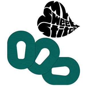 MySweetStitch | Pleister voor de Dexcom G6 Sensor | waterdicht, ademend en huidvriendelijk (25 stuk) | Made in Germany | Buiten Ø 70 x55mm | Benzine