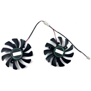Koelventilator 75mm 2pin HA8010H12F-Z GPU-ventilator voor MSI GTX1050 1050 Ti 2GT GTX 1650 SUPER VENTUS XS grafische kaartventilatoren
