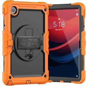 Tablet PC-hoes Compatibel met Lenovo Tab M11 TB330FU/TB331FC hoes met schermbeschermer, schokbestendige, robuuste hoes 360° draaibare handriem/standaard Compatibel met Lenovo Tab M11 11 inch (2024) Be