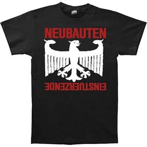 shane Einsturzende Neubauten Richterskala 1987 Album T Shirt Black overhemden(Small)
