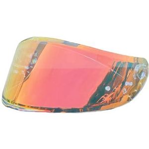 Motorhelm vizier lens, Helmvizier, V14 vizier for MT Targo/Revenge 2/Rapide Pro/Blade 2 SV motorhelm gezichtsschermen UV-bescherming (alleen for gebruik op zwarte dagen)(Revo Clear Red-day and Night)