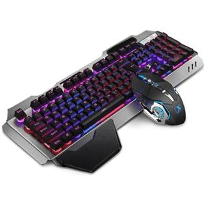 K680 Gaming Toetsenbord en Muis Panel Oplaadbare RGB Backlit voor Gamer Toetsenbord