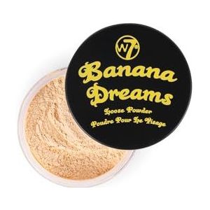 W7 Banana Dreams Los fixeerpoeder – licht geel poeder met Blurr-effect voor alle huidtinten
