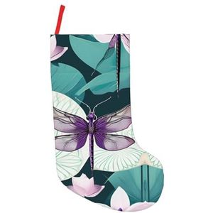 stujvc Libelle Lotuses Extra Grote 18 inch Kerstkousen, Perfecte Kous Stuffers Voor Volwassenen Kerstboom Opknoping