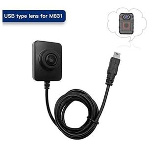 Lichaamscamera Extra camera van lichaamscamera Externe recorder for verbinding met hoofdcamera (Color : For M831 Body Cam, Size : 1)