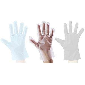 CarePrime TPE Handschoenen, wegwerphandschoenen, poedervrij, latexvrij, niet steriel, 200 stuks (XL, wit)