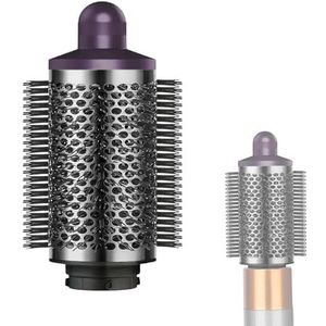 Grote volumizing ronde borstel voor Dyson HS01/HS05/HS08 bevestiging, verbeterde grotere ronde borstel gereedschap, pluizen en volume voor styling (paars)