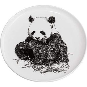 Maxwell & Williams DX0528 Bord Panda – zwart-wit – 20 cm diameter – porselein – met panda-motief, geschenkdoos