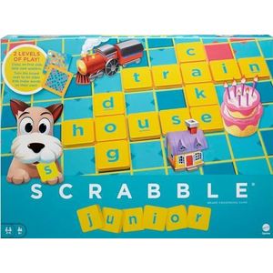 Mattel Games Y9671 - Scrabble Junior(Dutch) Woordspel voor Kinderen 5 jaar en ouder