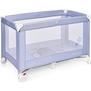 ms Basic Reisbed voor baby's, 3-delig, 120 x 60 cm, inclusief matras en draagtas, van 0 maanden tot 15 kg, inklapbaar en eenvoudige montage, lichte en zeer stabiele structuur