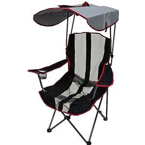 Originele Canopy Chair - Opvouwbare stoel for kamperen, achterkleppen en buitenevenementen - Zwarte streep