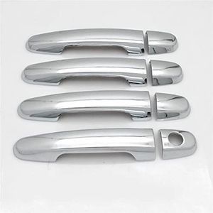 Autodeurgrepen Glanzend zwarte decoratieve autodeurgreepbekleding Voor Toyota Aygo MK2 2015-2018(‎3)