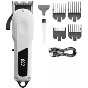 Tondeuse voor mannen, elektrische kapperstondeuse voor heren, professionele oplaadbare kapperstondeuse, kapper