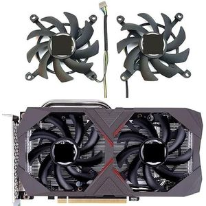 1LOT 85MM 4PIN RTX 2060 2060S GPU-ventilator, voor kleurrijke GeForce GTX 1660TI 1660S 1650S 1650 grafische kaartkoelventilator