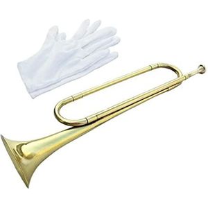 Trompet Hoorn Beginners BB Bugle Messing Trompet Cavalerie Voor Muzikale Geschenken Bugel