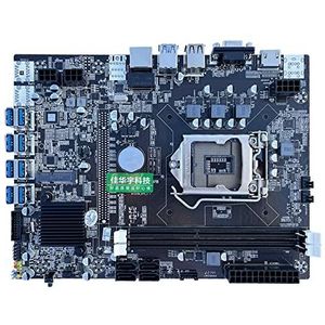 Wdbild Mijnwerker Moederbord B75 BTC Voor CPU Set 8 Video Card Slot LGA 1155 DDR3 Geheugen USB3.0 Voor VGA-poort Lage P Btc Mijnbouw Moederbord Met Cpu
