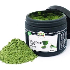 Biologisch gerstegraspoeder rauw - 150 g. Gerstegraspoeder of Green Magma. Rijk aan chlorofyl. Bron van vitaminen, mineralen, kalium, calcium en ijzer.