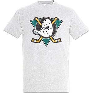 Urban Backwoods Ducks Hockey Heren T-Shirt Grijs Maat XL