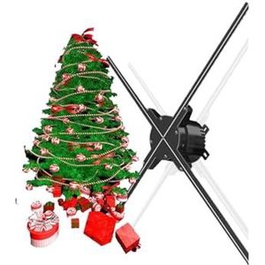 56 CM WIFI 3D Hologram Projector 616 stks Led Holografische Fan Display Kerstverlichting Decoratie Halloween Licht for Mall Party
