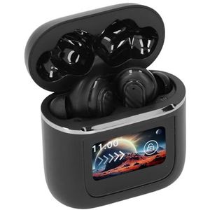 Draadloze Oordopjes met Ruisonderdrukking, Aanraakbediening, BT5.4 HiFi-stereo-oordopjes in Het Oor met LED-kleurenscherm, TWS-hoofdtelefoon met Ruisonderdrukking voor