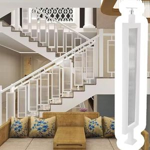 SAFWELAU - Leuning - Wit - Veiligheidssteun - Vloer gemonteerde Spindels - 1 PACK