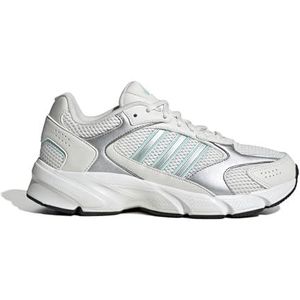 Adidas Crazychaos 2000 Sneakers voor dames, Core White/Silver Metallic/Semi Flash Aqua, 43 1/3 EU, Core White Silver Metallic Semi Flash Aqua, 43.50 EU