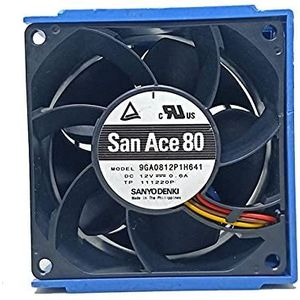 9GA0812P1H641 For Sanyo 8038 DC12V 4-pin PWM Temperature Control Server Chassis Fan
