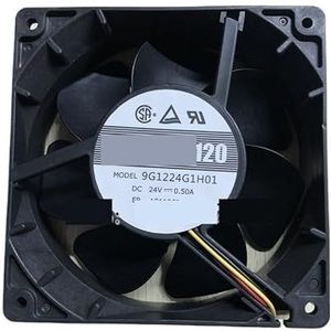 Voor SANYO voor DENKI 9G1224G1H01 DC 24V 0.50A 120x120x38mm 3-draads serverkoelventilator