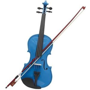 violino professionale Viool 4/4 Esdoornpaneel Cadeau Voor Viool Geschikt Muziekornament (Color : Blue)