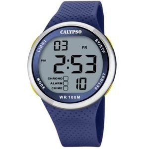 CALYPSO Unisex polshorloge voor volwassenen, kwarts, met kunststof armband K5785/3, Uniek, band