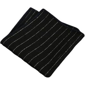 Bruin grijze zakdoek wol geruite streep zakdoek heren zakelijke trouwpakaccessoires (Color : 6)