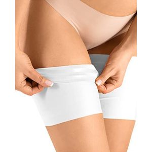 Futuro Fashion Vrouwen Elastische Dij Bands Anti-Schuren Elastische Dij Satijn Protector Anti-Slip Siliconen Kopvoorn Wrijf Bands Vrouwen Been Schijven Bands Tegen Wrijving Klassieke Kleuren