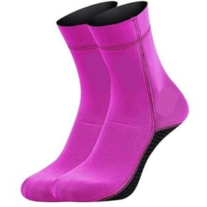 Duiksokken Duiksokken 3 Mm Pak Zwemmen Snorkelen Warm Koud Weer Watersport Voor Dames Heren thermische watersokken voor snorkelen, surfen, ze(Pink,XXL)