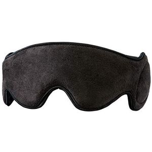 HoMedics Mobiel Comfort Vibrerend reisoogmasker, met luidsprekers, slaapmasker, zacht gevoerd weefsel, lichtbescherming, AUX-aansluiting, draagbare compressieslaaptherapie, hoofdtelefoon-luidspreker